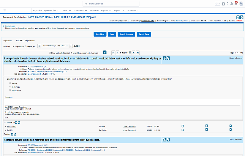 GRC (Governance, Risk, and Compliance) cloud solution screenshot 6